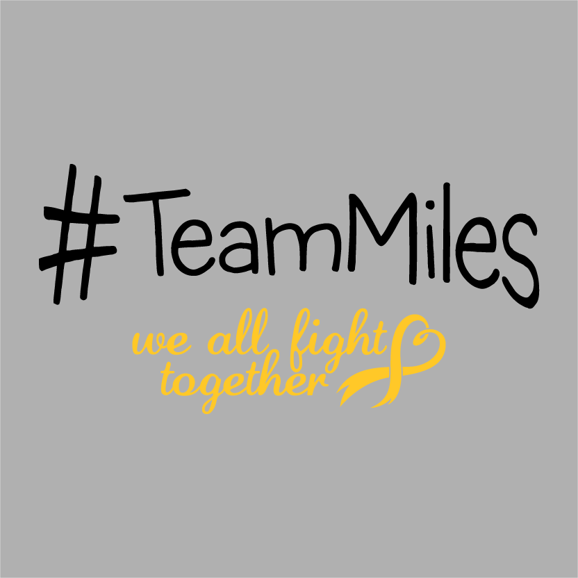 Smiles for Miles shirt design - zoomed