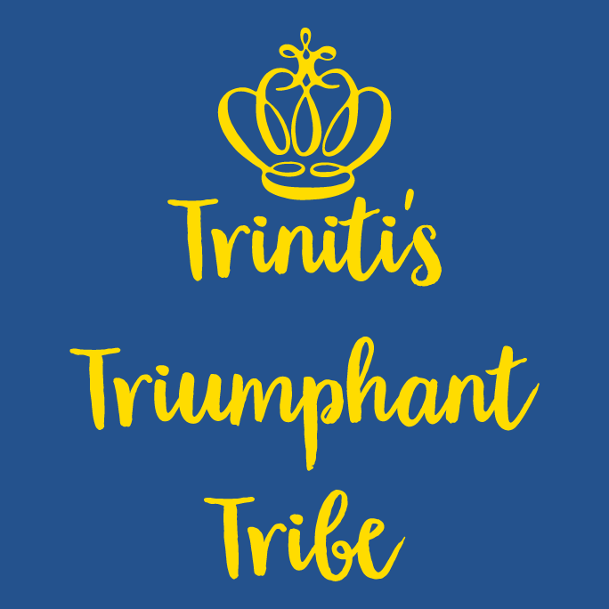 Triniti's Triumphant Tribe shirt design - zoomed