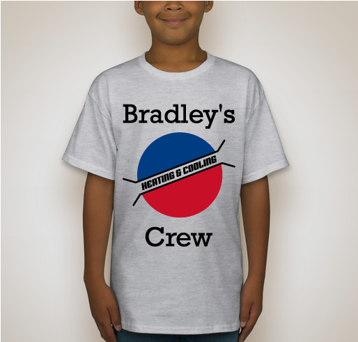 Bradley’s Heating and Cooling Crew Fundraiser - unisex shirt design - back