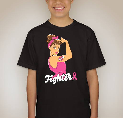 Fight Like A Girl for Donna Kay Hardin Fundraiser - unisex shirt design - back