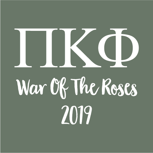 War of the Roses 2019 shirt design - zoomed