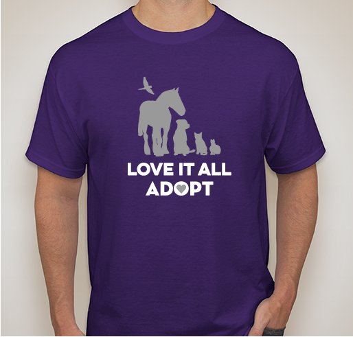 Charlie's "Love It All" Animal Rescue Fundraiser Fundraiser - unisex shirt design - front