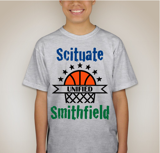 Scituate vs. Smithfield unified basketball t-shirt fundraiser shirt design - zoomed