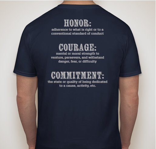 St. Stephens Navy JROTC Fundraiser - unisex shirt design - back