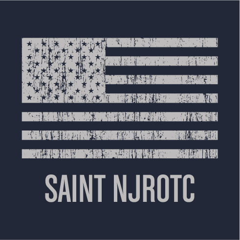 St. Stephens Navy JROTC shirt design - zoomed