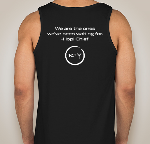 Roots Tribe Yoga for International Women's Day Fundraiser - unisex shirt design - back