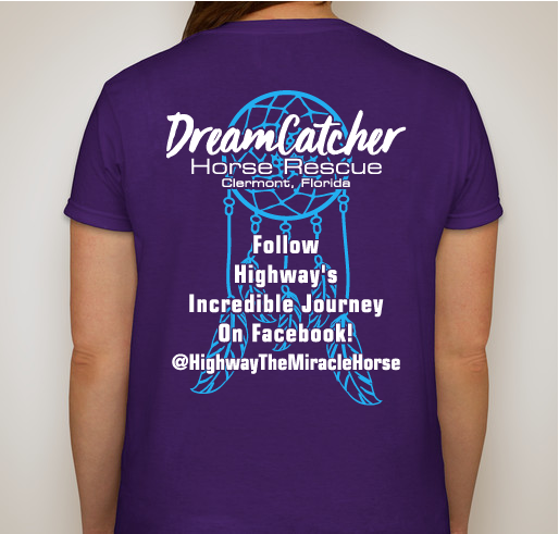 #TeamHighway shirts Fundraiser - unisex shirt design - back