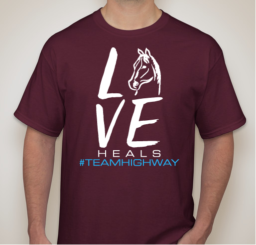 #TeamHighway shirts Fundraiser - unisex shirt design - front