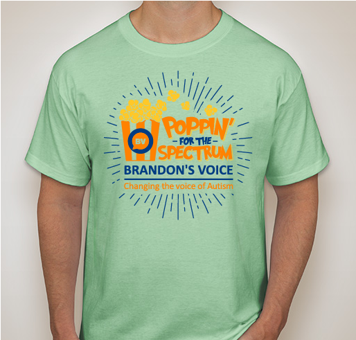 Poppin' for the Spectrum Fundraiser - unisex shirt design - front