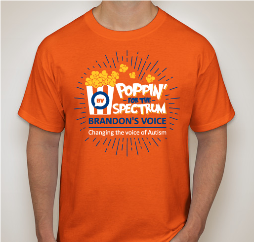 Poppin' for the Spectrum Fundraiser - unisex shirt design - front