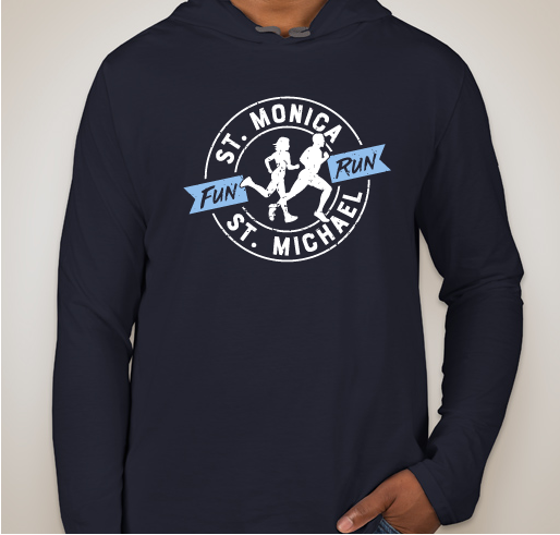 St. Monica - St. Michael School Fun Run Fundraiser - unisex shirt design - front