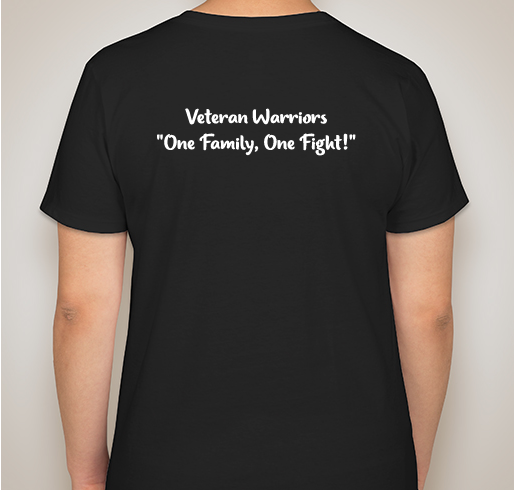 Help Support Veteran Warriors Empower All Veterans and Their Families! Fundraiser - unisex shirt design - back