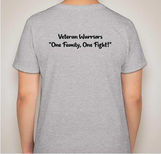 Help Support Veteran Warriors Empower All Veterans and Their Families! Fundraiser - unisex shirt design - back