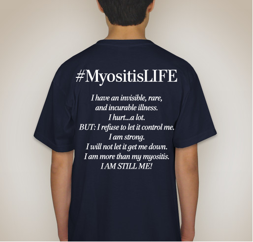 MSU Myositis Awareness Month Fundraiser - unisex shirt design - back