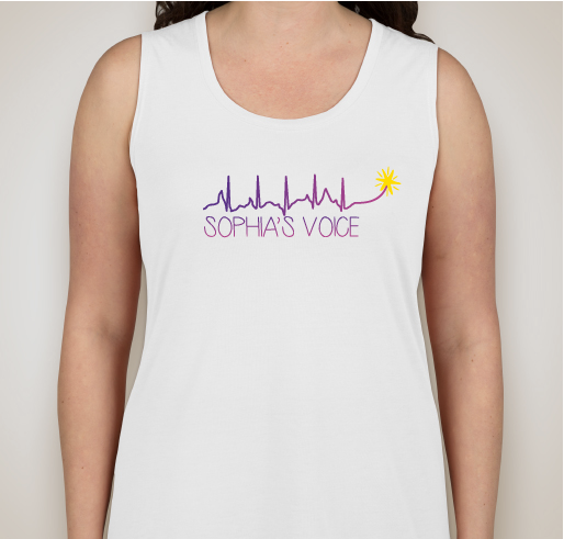 Sophia's Voice Fundraiser - unisex shirt design - front