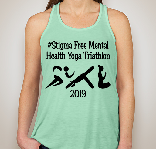 Yoga Triathlon Saturday May 25th 2019 Dellwood Park, Lockport Illinois Fundraiser - unisex shirt design - front
