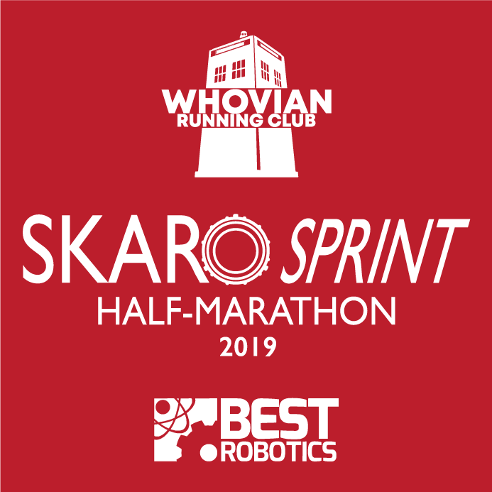 Skaro Sprint Half-Marathon shirt design - zoomed