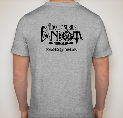 Forged by Fire 5k Fundraiser - unisex shirt design - back