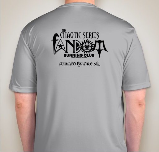Forged by Fire 5k Fundraiser - unisex shirt design - back