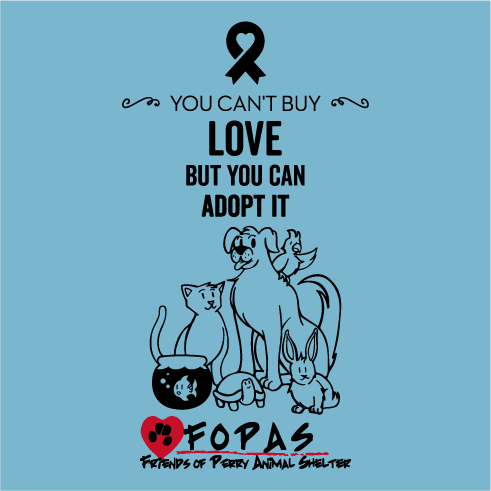 FOPAS Annual April T - Shirt Fundraiser! shirt design - zoomed