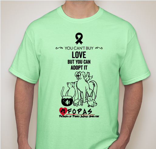 FOPAS Annual April T - Shirt Fundraiser! Fundraiser - unisex shirt design - front