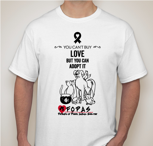 FOPAS Annual April T - Shirt Fundraiser! Fundraiser - unisex shirt design - front