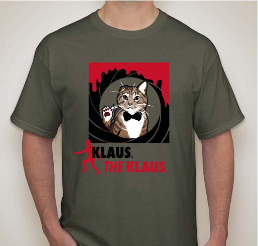 The name is Klaus. The Klaus. Fundraiser - unisex shirt design - front
