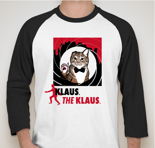 The name is Klaus. The Klaus. Fundraiser - unisex shirt design - front