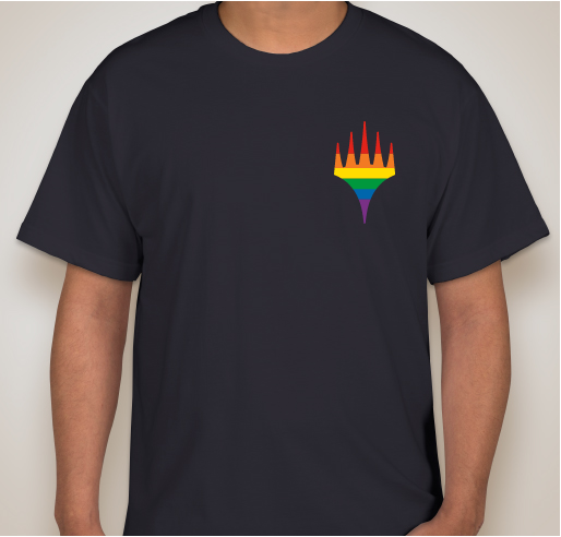 Gear up for PRIDE and help support LGBTQ youth in the community! Fundraiser - unisex shirt design - small