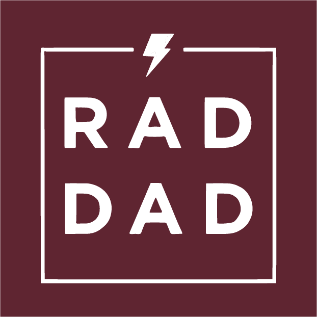 Rad Dad shirt design - zoomed
