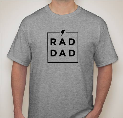 Rad Dad Fundraiser - unisex shirt design - front