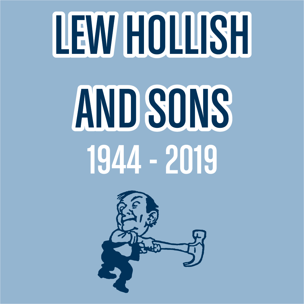 RIP Big Lew 1944 - 2019 shirt design - zoomed