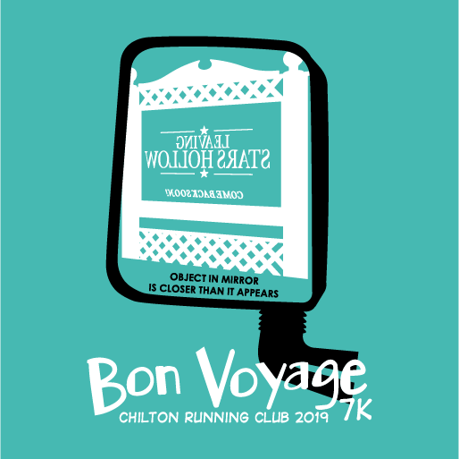 Bon Voyage 7K shirt design - zoomed