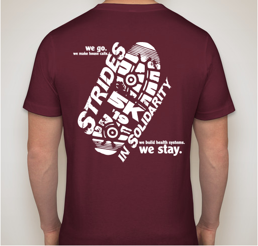 Strides in Solidarity 5K Fundraiser - unisex shirt design - back
