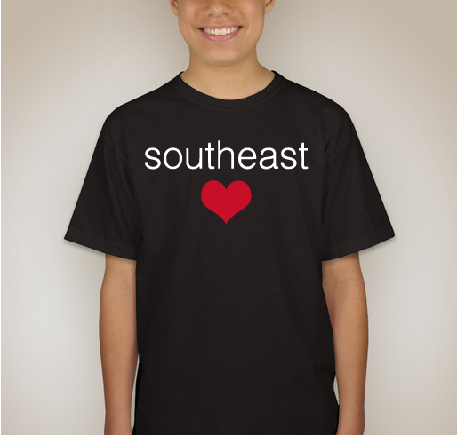 Southeast Love T-shirt Group Order - [order deadline April 2] Fundraiser - unisex shirt design - back