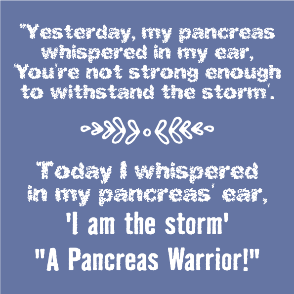 I'm A Pancreas Warrior shirt design - zoomed