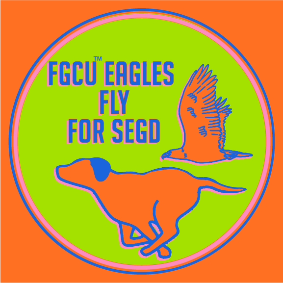 Fgcu eagles fly for segd shirt design - zoomed