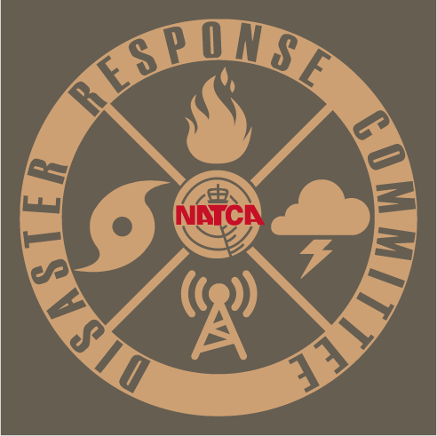 NATCA Disaster Response Committee shirt design - zoomed