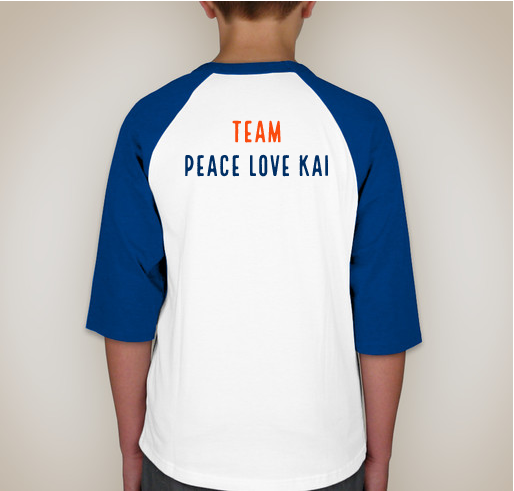 Team Peace Love Kai shirt design - zoomed
