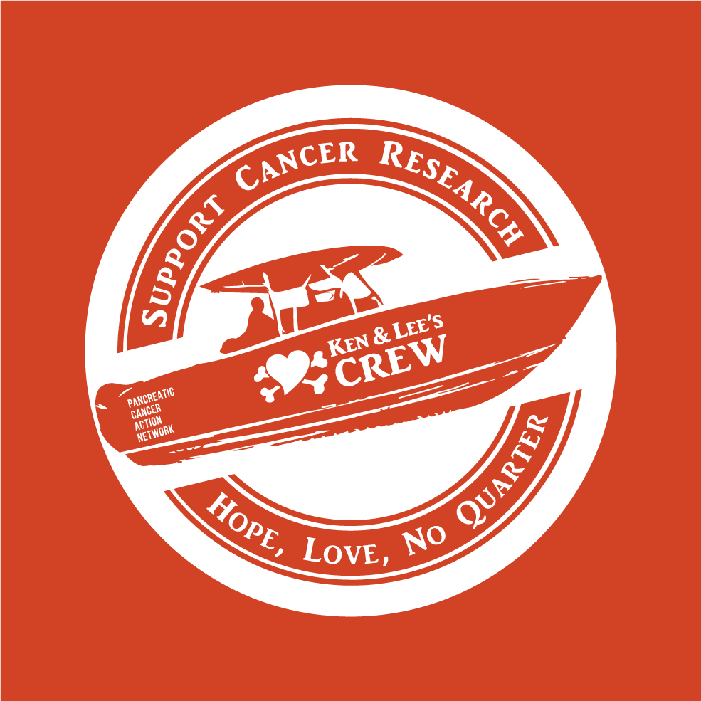 Ken & Lee's Crew is Reelin for Childhood Cancer Research! shirt design - zoomed