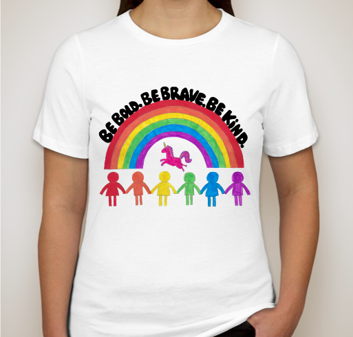 Rainbow Foil Geo Bully T-shirt