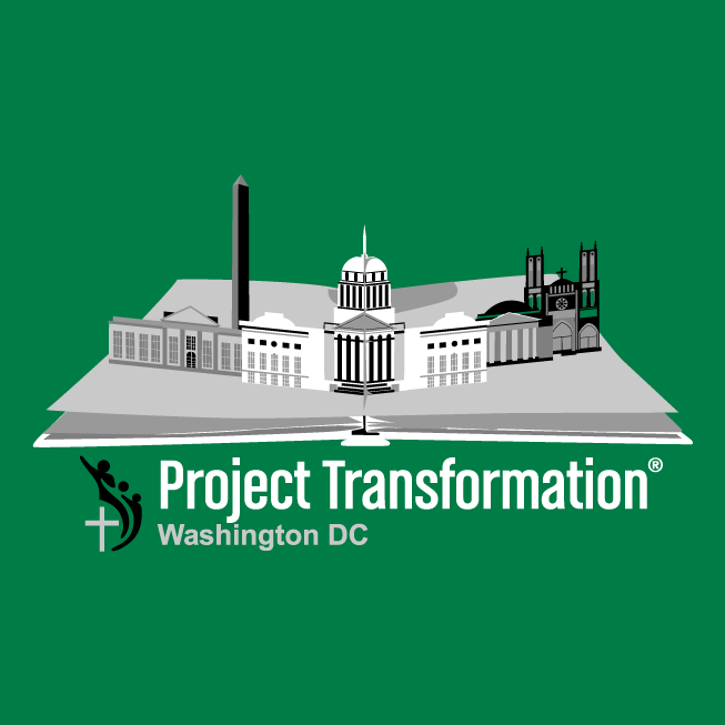 Project Transformation DC T-shirt Fundraiser shirt design - zoomed