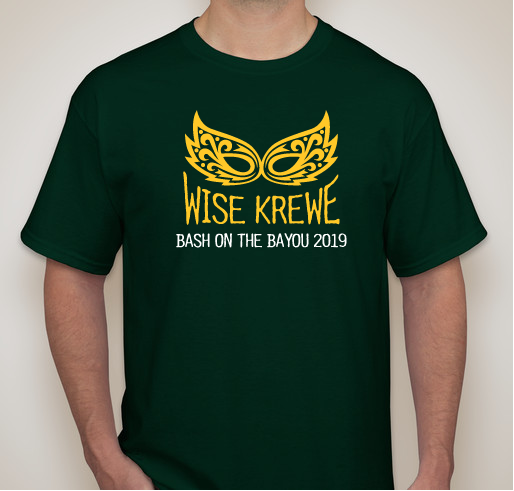 WISE Bash on the Bayou T-shirt Fundraiser - unisex shirt design - small