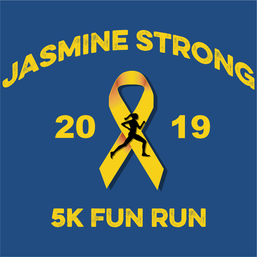 Jasmine Strong 5K Fun Run shirt design - zoomed