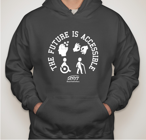 Future is Accessible Fundraiser - unisex shirt design - front