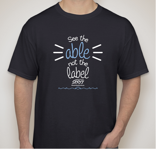 Able not Label Fundraiser - unisex shirt design - front