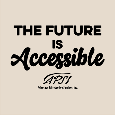 Future is Accessible Tote shirt design - zoomed
