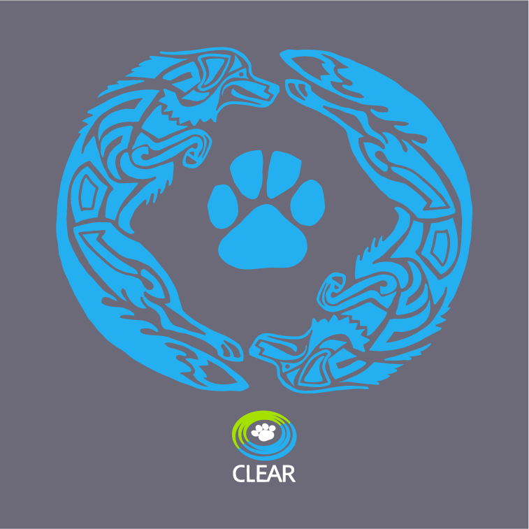 Bringing Awareness To Canine Cancer! Now is the time to show your support with this awesome logo! shirt design - zoomed