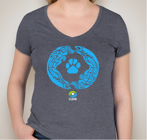 Bringing Awareness To Canine Cancer! Now is the time to show your support with this awesome logo! Fundraiser - unisex shirt design - front
