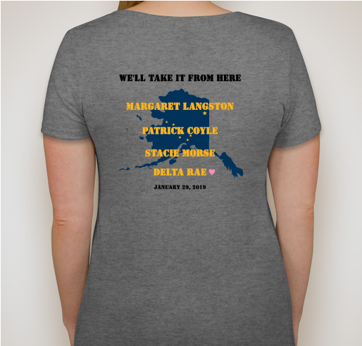 In Honor of our Fallen Fundraiser - unisex shirt design - back